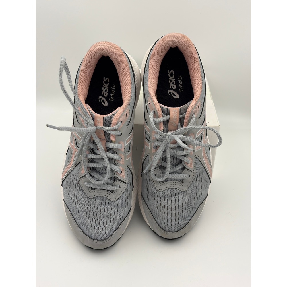 Asics Ortholite Grey Pink Mesh Running Shoes Sneakers Womens Athletic - Picture 5 of 14